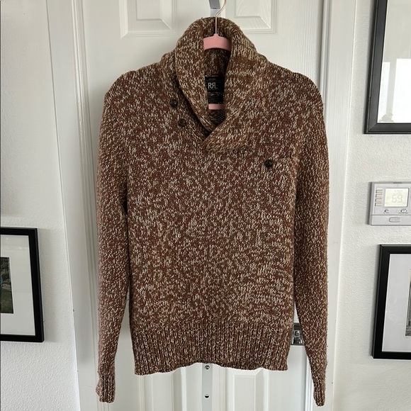 Ralph Lauren Double RL Other - RRL men’s  Marled yarn shawl collar sweater